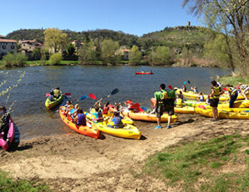 Canoé sur l'Allier